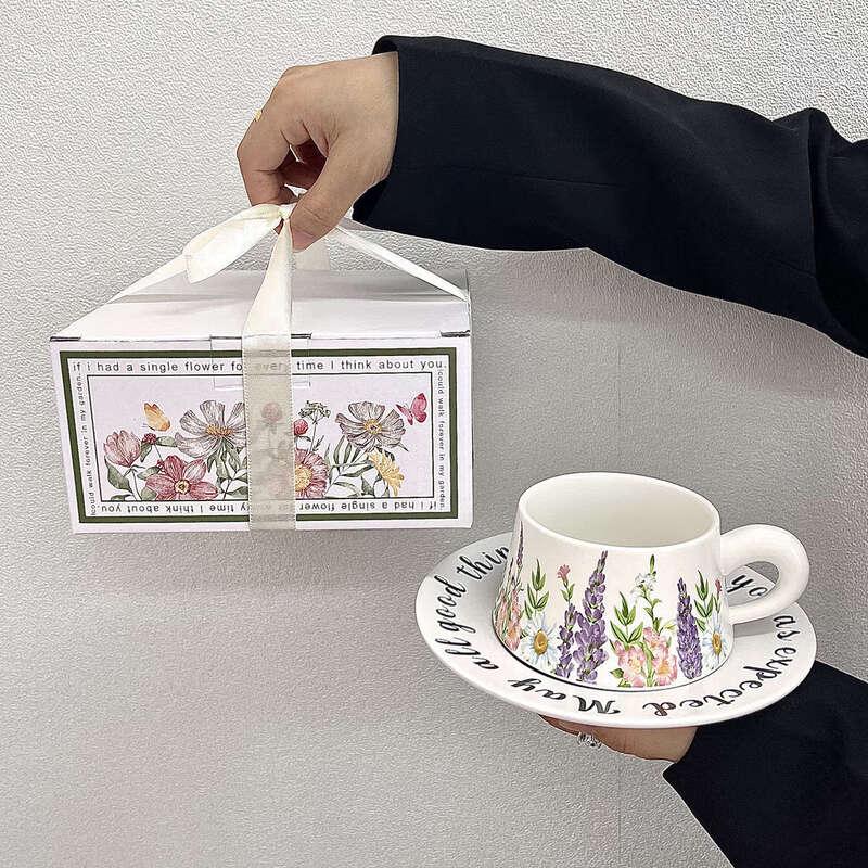 

OLOEY Portable Ceramic Coffee Mug with Saucer