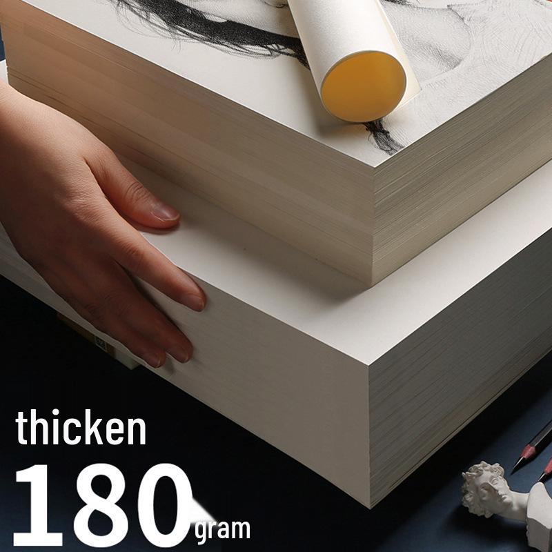 Colección de Libros de Boceto 8K, Gouache 4K, Acuarela Octavo 16K y Papel Grueso para Dibujo