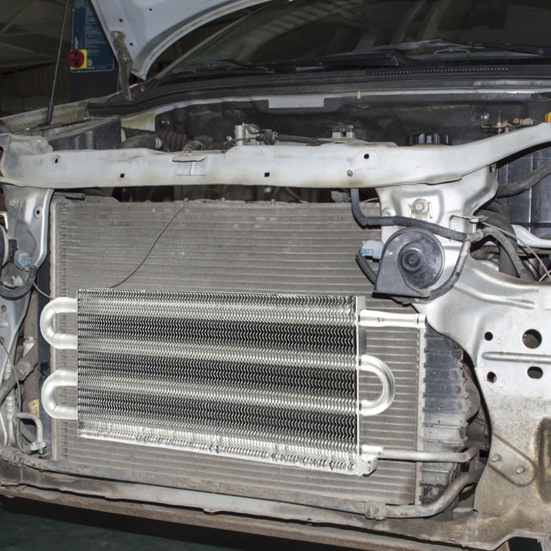 4/6/8 Rows Car Engine Oil Cooler Automotive Oil Condenser Ultra-Cool Tube Transmission Cooler Universal Transmission Radiator