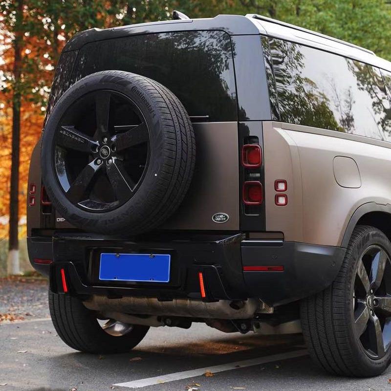 Land Rover Defender Rock Body Kit with Lights: Rear & Front Lips, Small Surround Modification