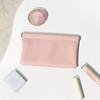 New Automatic Closure PU Leather Long Wallet Waterproof Large Capacity Coin Purse Cosmetic Bag Storage Organizer