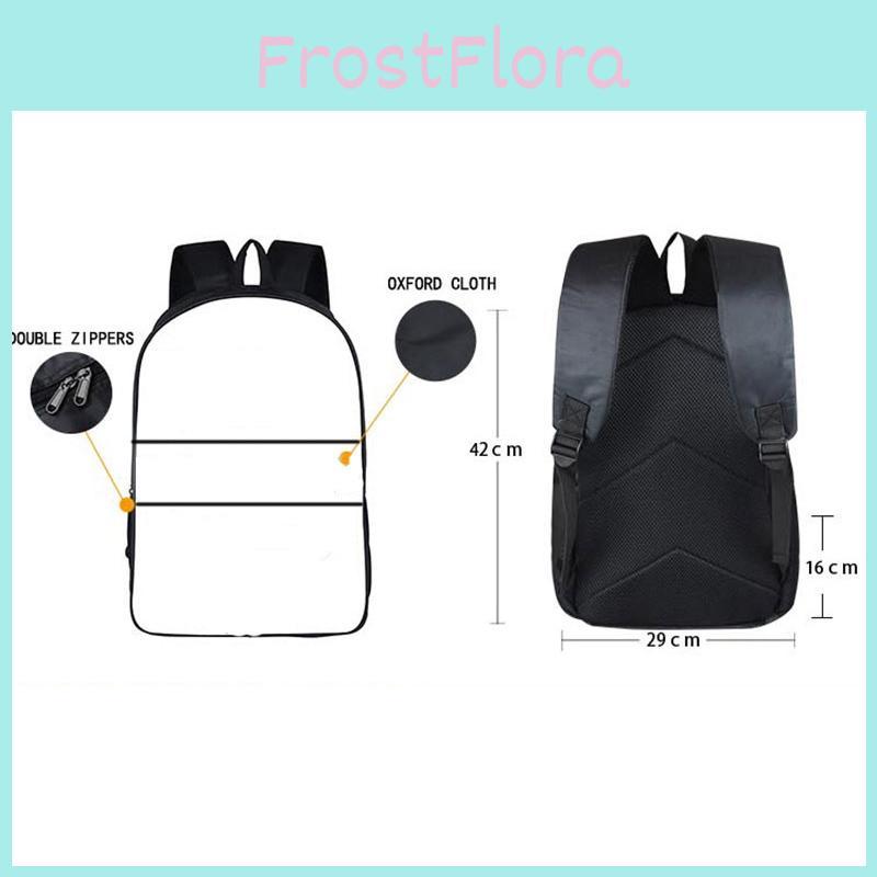 Stylish Anime Attack On Titan Zipper Backpack With Large Capacity For Students And Fans