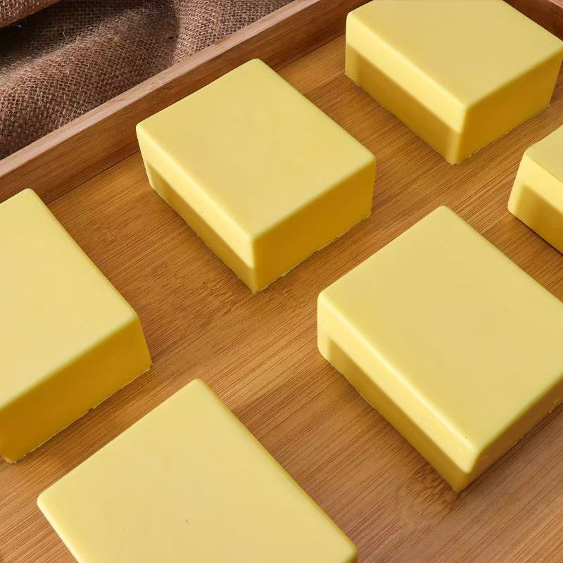 PU Slow Rebound Super Soft Thick Milk Brick Pinch Toy Kids Stress Relief Soft Squeeze Slow Rebound Finger Sucking Milk Block Toy
