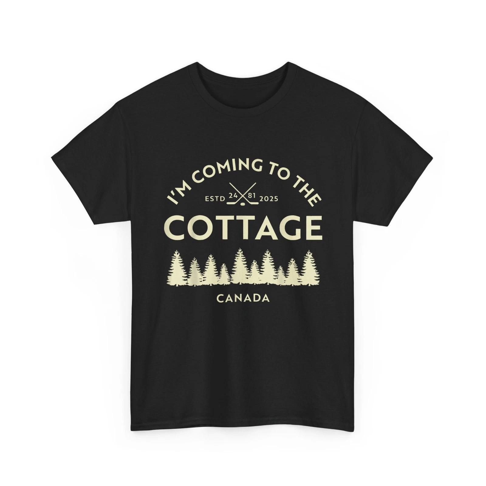 Hockey I m Coming to The Cottage Shirt, Hockey Sports Fans Women Men Shirt 4XL