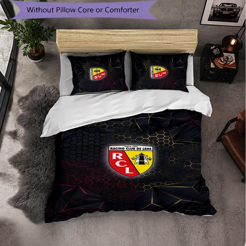 Lens FC Themed Bedding 3Pcs Duvet Cover Set Decorative Bed Linen For Teen Room Home Decoration
