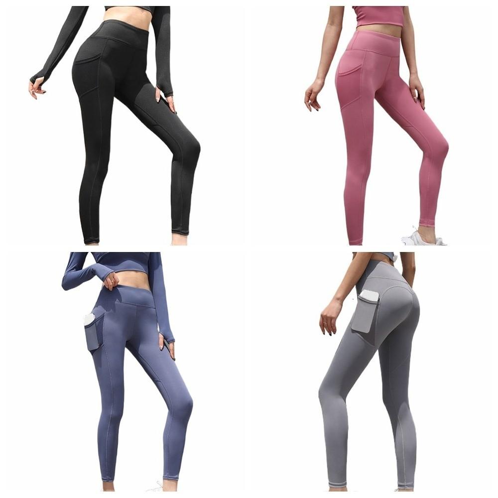 Mesh Pocket Yoga Pants High Waist Sports Pants Leggings Fitness Pants Exercise