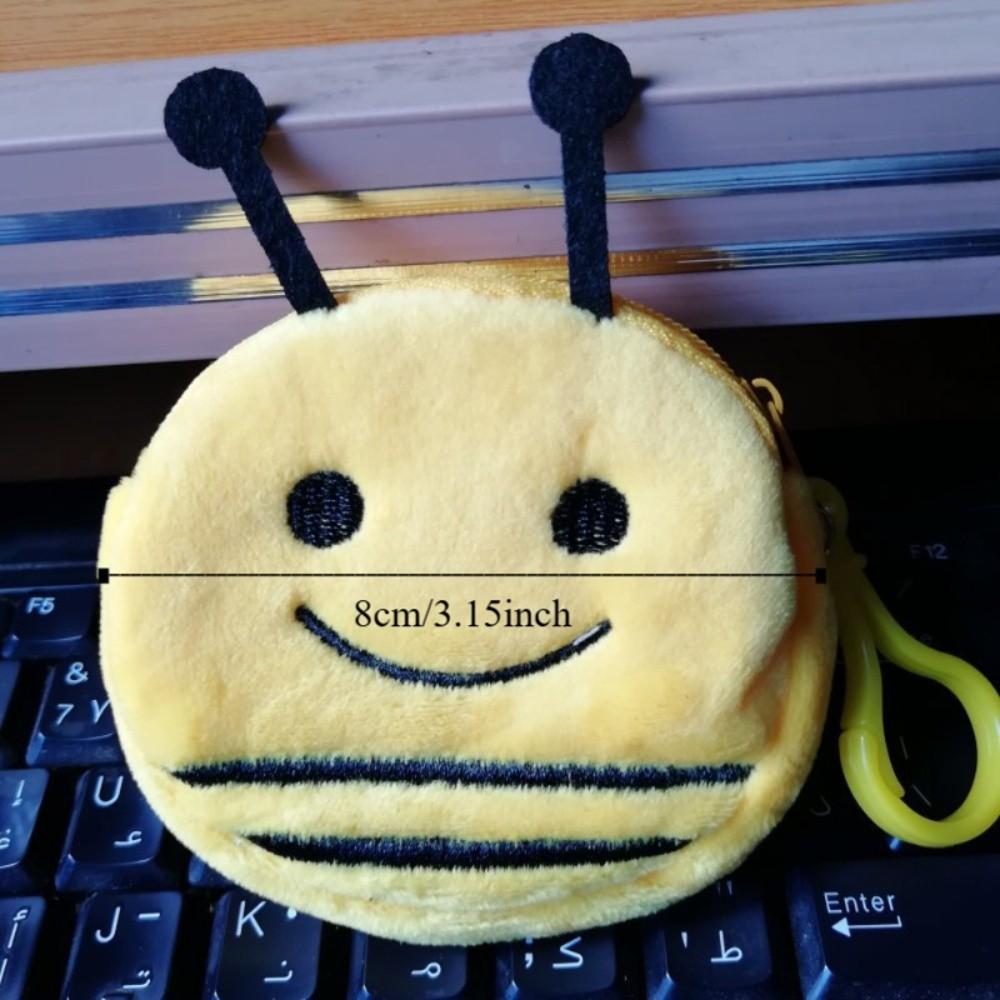 Cartoon Cute Cartoon Plush Coin Purse Small Cute Frog Plush Cion Purse  Change Pouch
