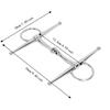 Ring Style Horse Snaffle Bit Jointed Design Horse Mouth Bit Practical Full Cheek Bit  Farm Use