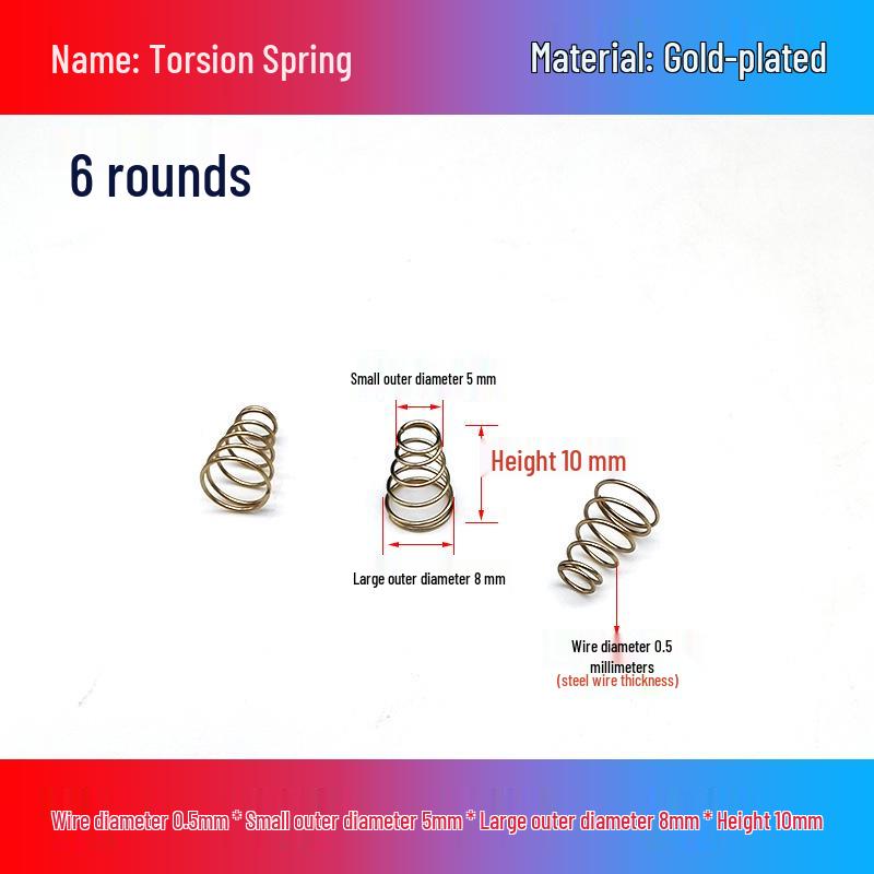 Stainless Steel Pagoda-Shaped Trapezoidal Compression Spring for Battery