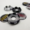 4 Stück T63-2 63mm Für VOLK RAYS Emblem Plakette Auto Radnabenkappen Radnabenmitte Staubschutz Felgenkappen Auto Styling Zubehör