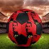 1 Stück Cristiano Ronaldo Unbroken Größe 5 Fußball PrahaHallenfußball Ball Bunt Alle Altersgruppen Maschinengenäht PVC Wettkampfbereit Langlebig Hoher Rückprall