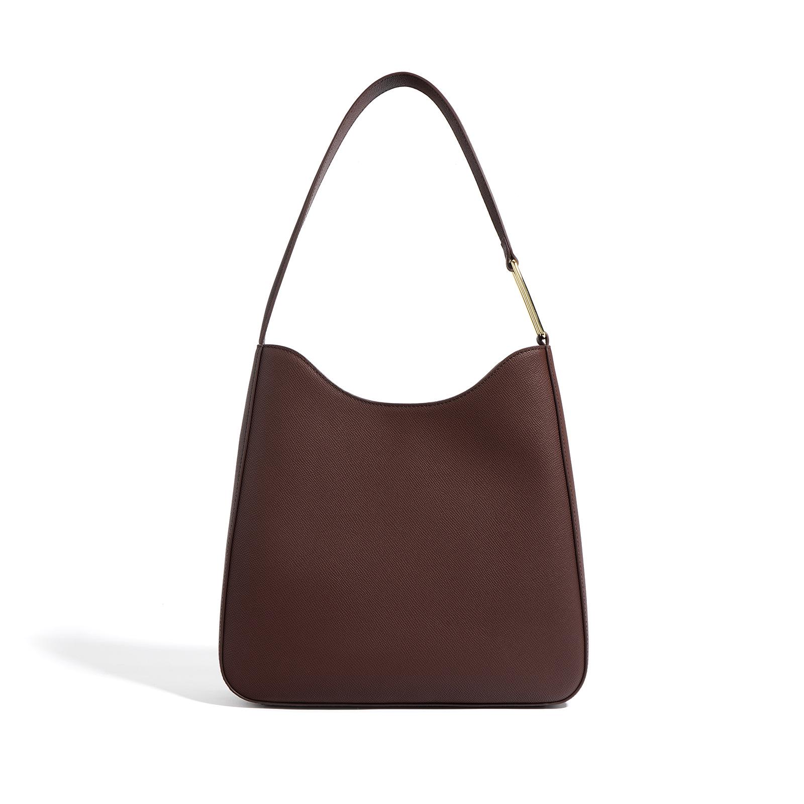 

Large Capacity Genuine Leather Cowhide Shoulder Bag - Palm Print, Versatile Handbag for Autumn/Winter Commuting