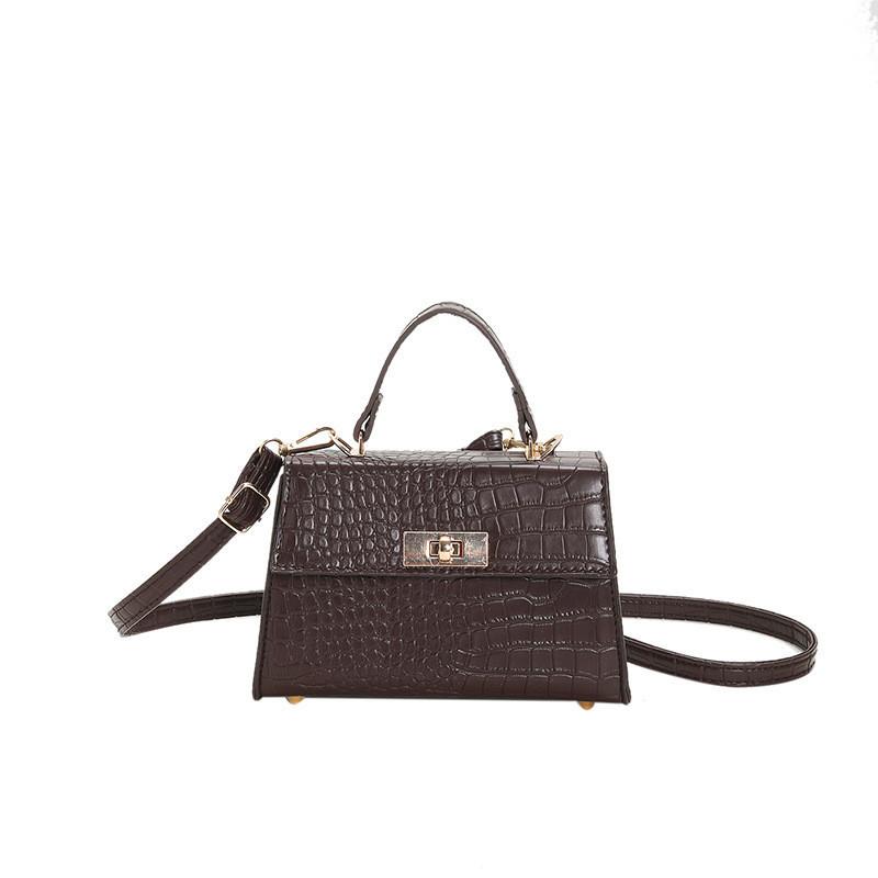 Trendy Street Style Pu Shoulder Bag For Women In Grey Pink Brown And Ivory
