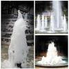 Brass Ice Tower Cedar Fountain Nozzle 1/2" Female 3/4" Male Thread Durable Swimming Pool Fountain Nozzle Universal