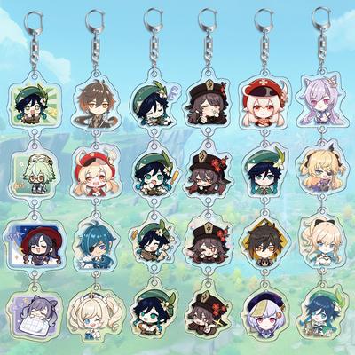 Genshin Impact Peripheral Key Chain Game Animation Pendant Acrylic Pendant Gift High-definition Picture Double-sided 19CM