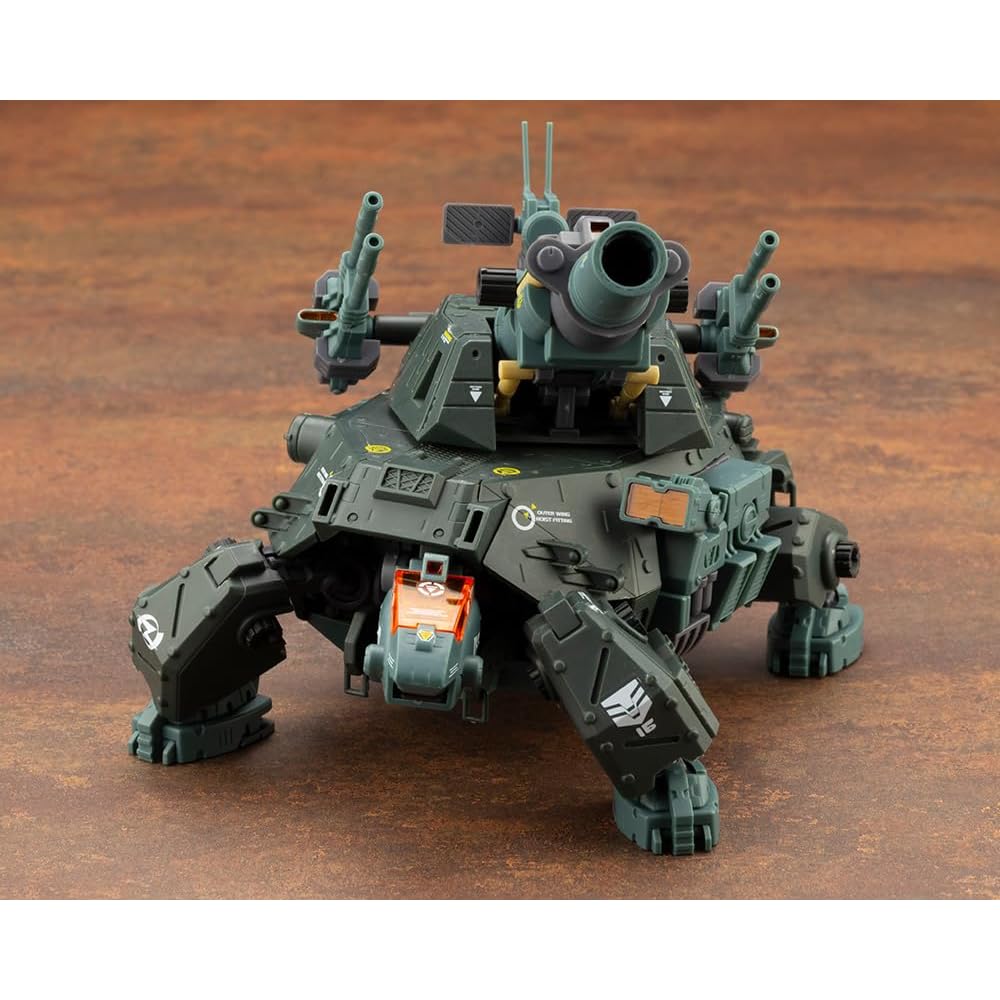 Kotobukiya HMM Zoids RZ-013 Cannon Tortoise Marking Plus Version 1/72 Scale Plastic Model 120mm Length