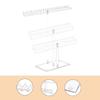Space Saving Clear Display Shelf Acrylic Jewelry Stand for Displaying Necklaces and Bracelets Jewellery Storage Rack