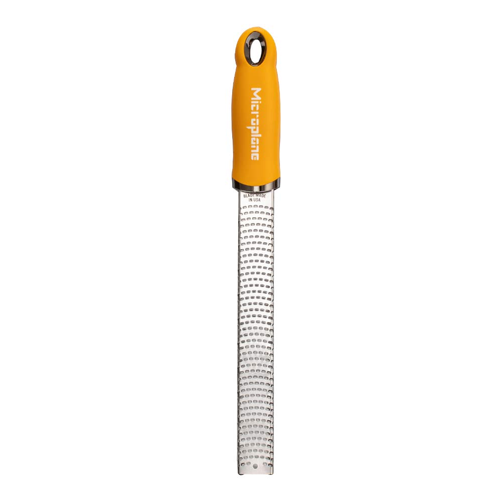 Microplane Premium Classic Series Zester 46620 Kitchen [Microplane] Grater, Grater, Yellow, [Used]