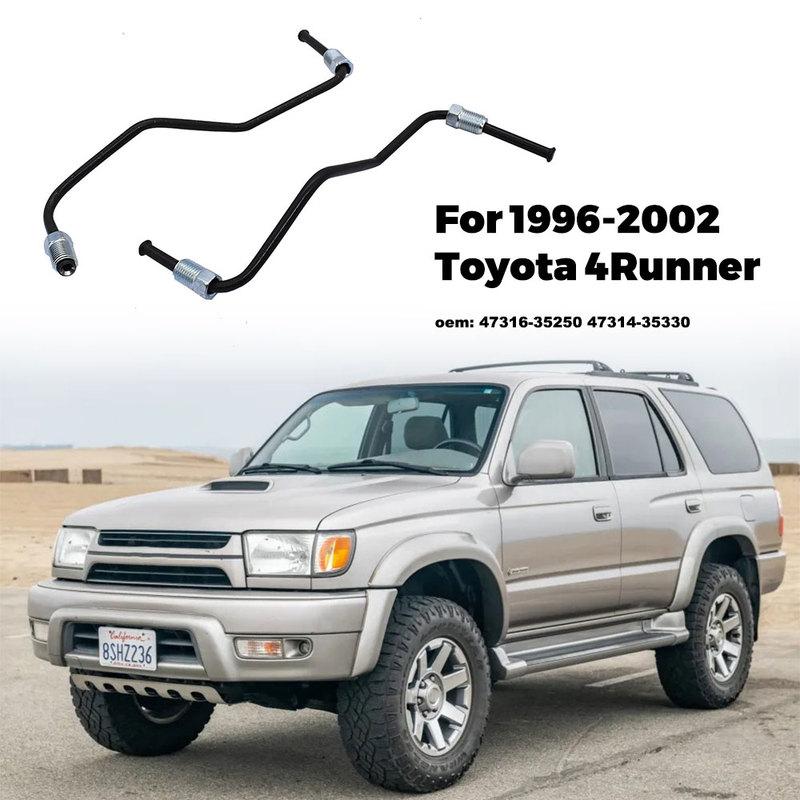 1 Pair 47316-35250 47314-35330 Left And Right Front Brake Line Hose For Toyota 4Runner 1996-2002-A65M