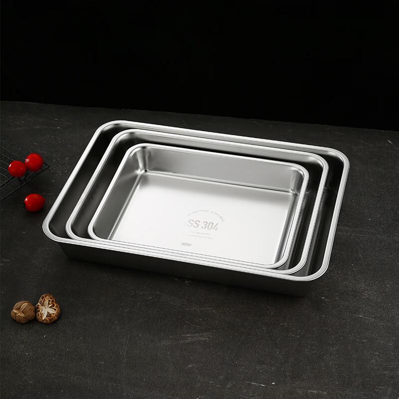 Japansk Rektangulär Djupform i 304 Rostfritt Stål