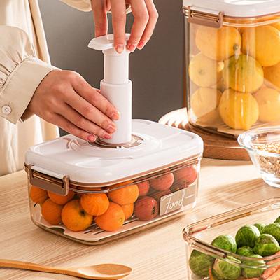 Recipiente de depozitare alimentară vidate cu pompă manuală Etanșare bună cu roată calendaristică Rezistente la scurgeri