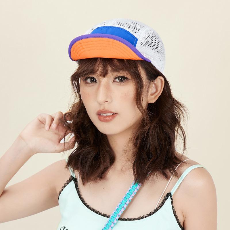 Dopamine Baseball Cap Outdoor Flat Brim Sports Quick Drying Breathable Thin Mesh Cap Men's and Women's Sun Hats