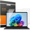Megoo Glass Screen Protector for Surface Laptop 7 (2024 AIPC, 13.8 Inch) - Scratch Resistant, High Sensitivity, Bubble-free Instalation, Ultra Clear,