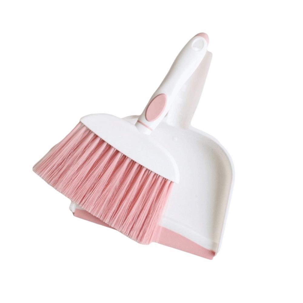 Durable Mini Dustpan and Brush Set Handheld Desktop Mini Broom Set  Desk Cleaning