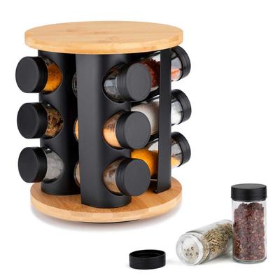 ROTATING SPICE RACK 12 CONTAINERS E-8252