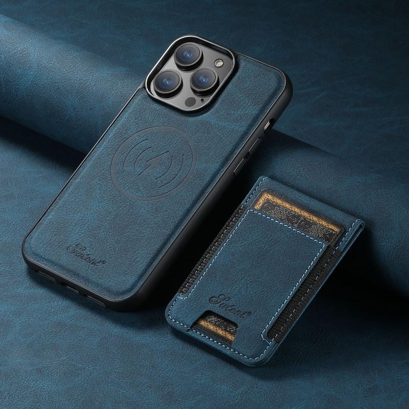 Magnetic TPU Phone Case With Card Slot Kickstand IPhone 18 Pro Max Compatible MagSafe Wireless Charging
