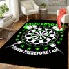 1Pc Lazio Ergo Sum Dart Rug, Office Carpet Indoor Outdoor Doormat, Non-Slip Soft, Living Room, Christmas Halloween Gift. M928384
