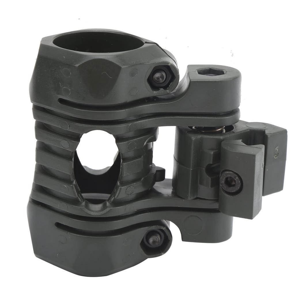 25mm uchwyt na latarkę na kask uchwyt na latarkę przenośna latarka plastikowy uchwyt zaciskowy