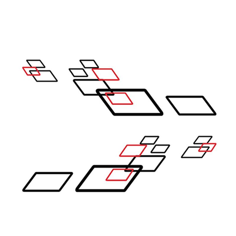 Car Vinyl Stickers Side Door Body Decal Trim Film Racing Sport Style Decoration