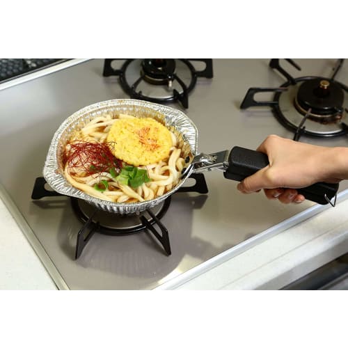 Fujisho Ferio Heat-Resistant Potholders (Silicone Tips), Black, Set of 2, F8820