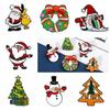 Christmas Christmas Brooch Fashionable Christmas Tree Pins Santa Claus Brooch  New Year Pins