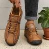 Retro Herren Freizeitschuhe Neue Mode Riemen Sneaker Bequem Handgefertigt Leder Outdoor Wanderschuhe De Hombre