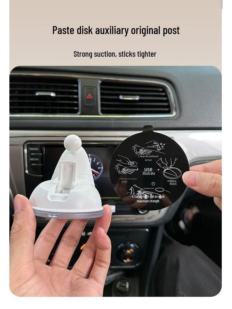 Panda Strawberry Bear Car & Scooter Phone Holder with Anti-Shake Suction Cup