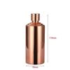 Gold Electroplated Black Hip Flask: 304 Stainless Steel, Cylindrical Baijiu Bottle, 1-2 Jin Maotai Style.