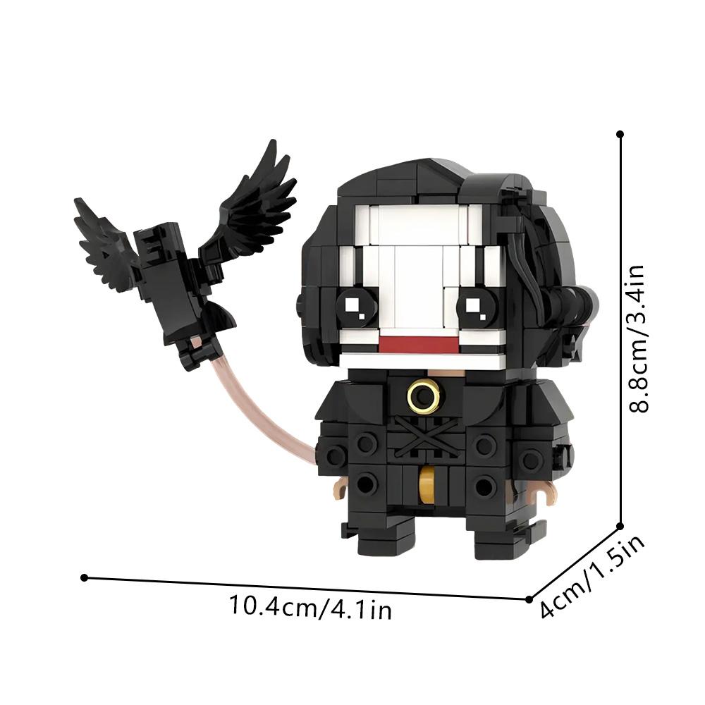 MOC Eric Draven - Le Corbeau Briques de Construction Modèle Film Le Corbeau Eric Draven Figurines d'Action Briques Jouets d'Assemblage Enfants Cadeaux DIY