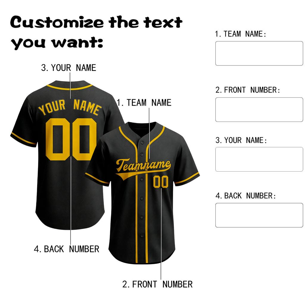 Customizable Baseball Jersey Men Women Button Down Sports Shirt Team Name Number Mesh Fabric Athletic Uniform Top