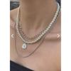 Pearl Medallion Combination Necklace