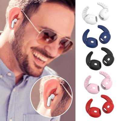5 Colors/Set For Airpods 4 Soft Silicone Protective Holders Anti-slip Case Ear Pods Earhooks Ea D0N6