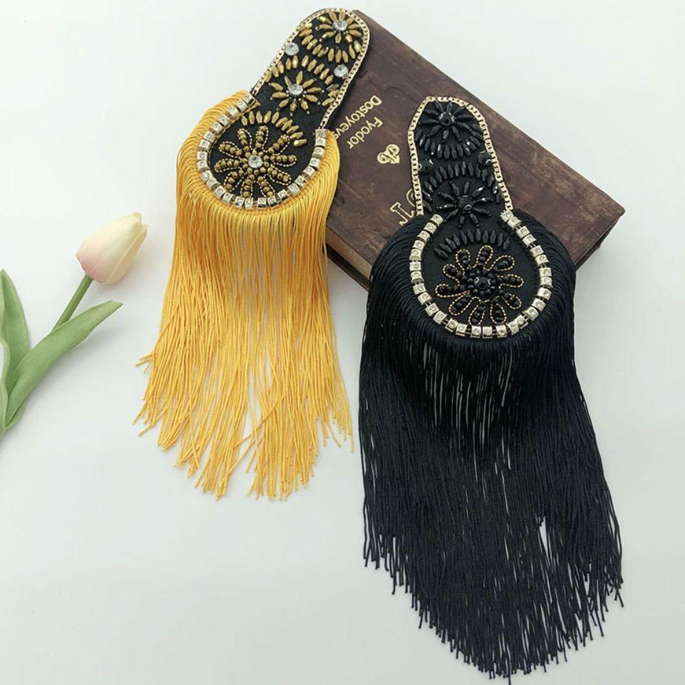 Pin Tassel Epaulette Cool Vintage Brooch Epaulette Exquisite Brooch Shoulder Board  Party