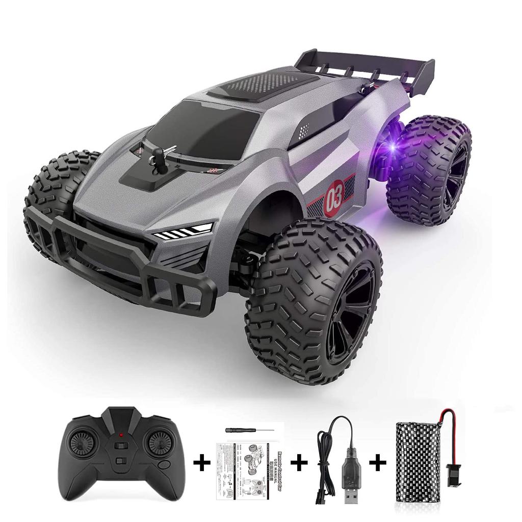 Radio-controlled Drift Car for Kids, Remote-controlled Toy Car, 2.4Ghz Wireless Operation, USB Rechargeable, Popular Birthday Gift (silver)