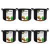 6-Piece Set Non-Woven Thickened Felt Planting Bags for Trees