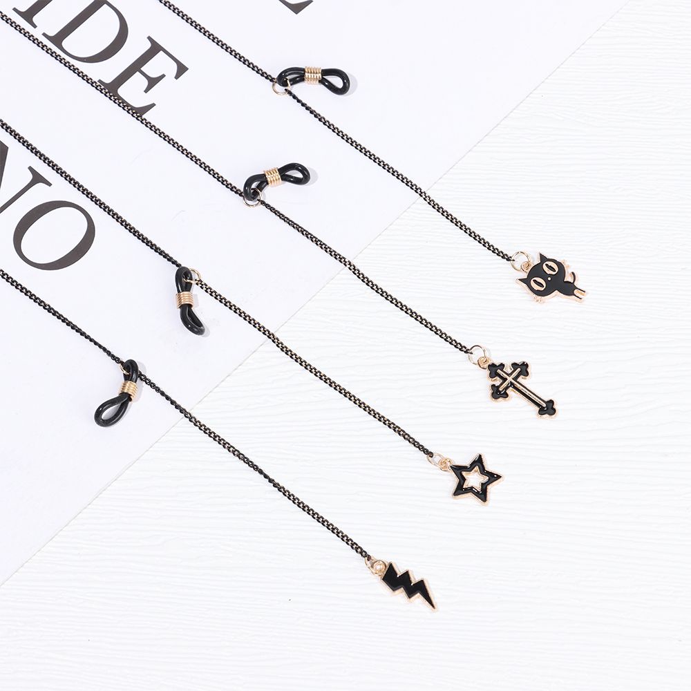 Non-slip Lanyard Eyewear Braid Glasses Retainer Strap Glasses Chain Eyeglass Necklace Eyewear