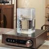 Quality Glass Sealed Canister Kitchen Food Storage Bottles with Walnut wood Lid Jars Grains Tea Leaf Coffee Beans Candy Jar