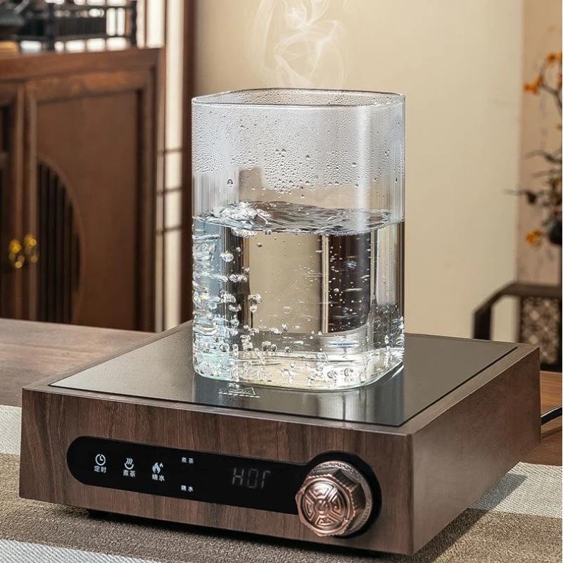 Quality Glass Sealed Canister Kitchen Food Storage Bottles with Walnut wood Lid Jars Grains Tea Leaf Coffee Beans Candy Jar