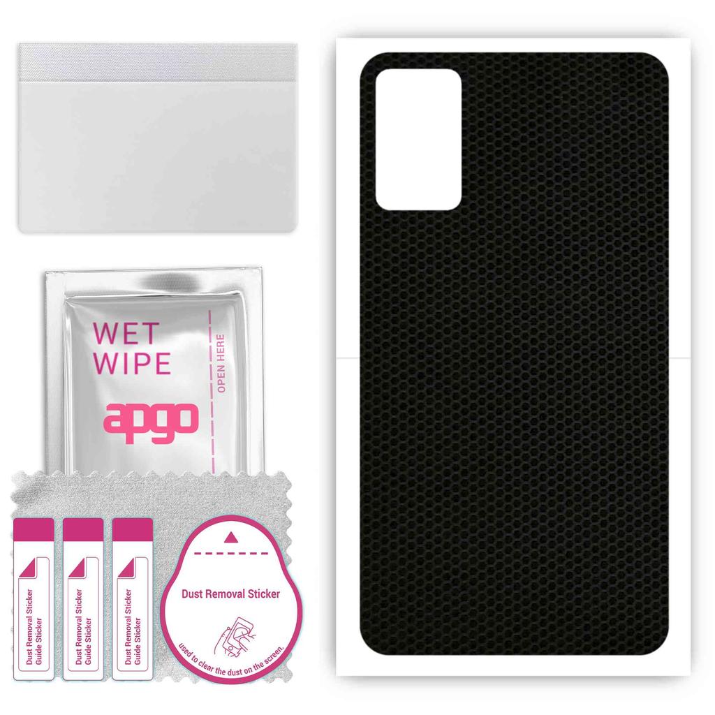 apgo Protective Skin Sticker for the back compatible with TCL 403, Wrap Film, Foil, Vinyl - Pattern Matrix