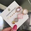 Set Women Hair Clips Jewelry Crystal Hair Accessories For Girls Pearl Geometric Barrettes Pins Christmas Gift